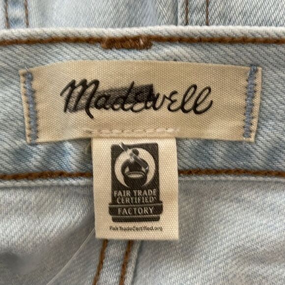 Madewell NWT The Slouchy Boyjean Size 31 Ripped Edition in Wrightlane Wash - Picture 9 of 11